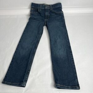 Wrangler Classic Straight Denim Jeans Blue Youth Boys Girls 7 Slim Adjustable